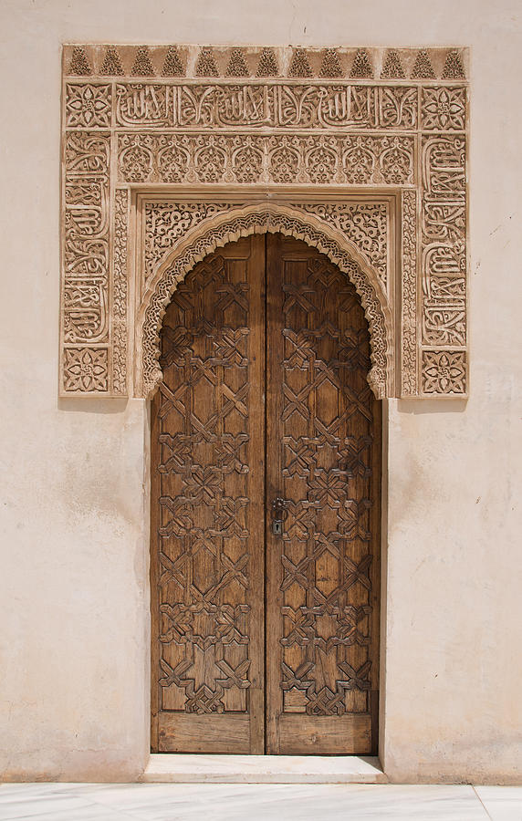 Ornate Door Alhambra Photograph by David Kleinsasser