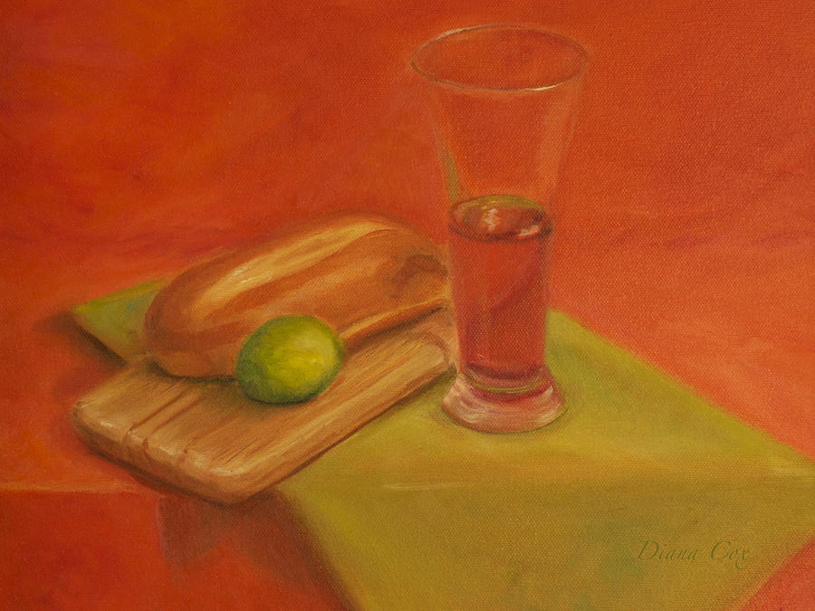 Still Life Painting - Our Daily Bread by Diana Cox