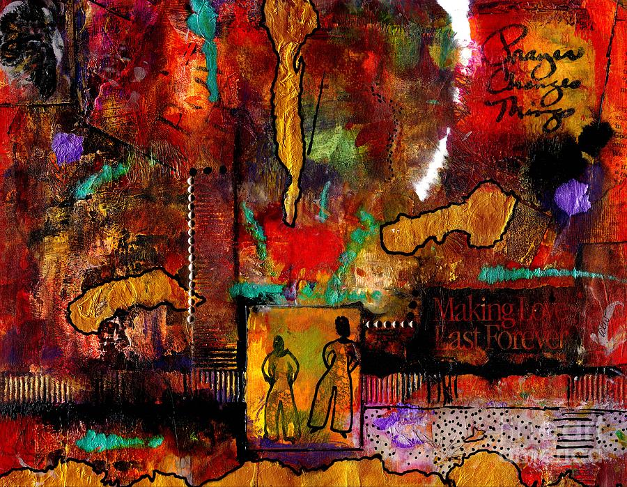 Our Journey Mixed Media by Angela L Walker
