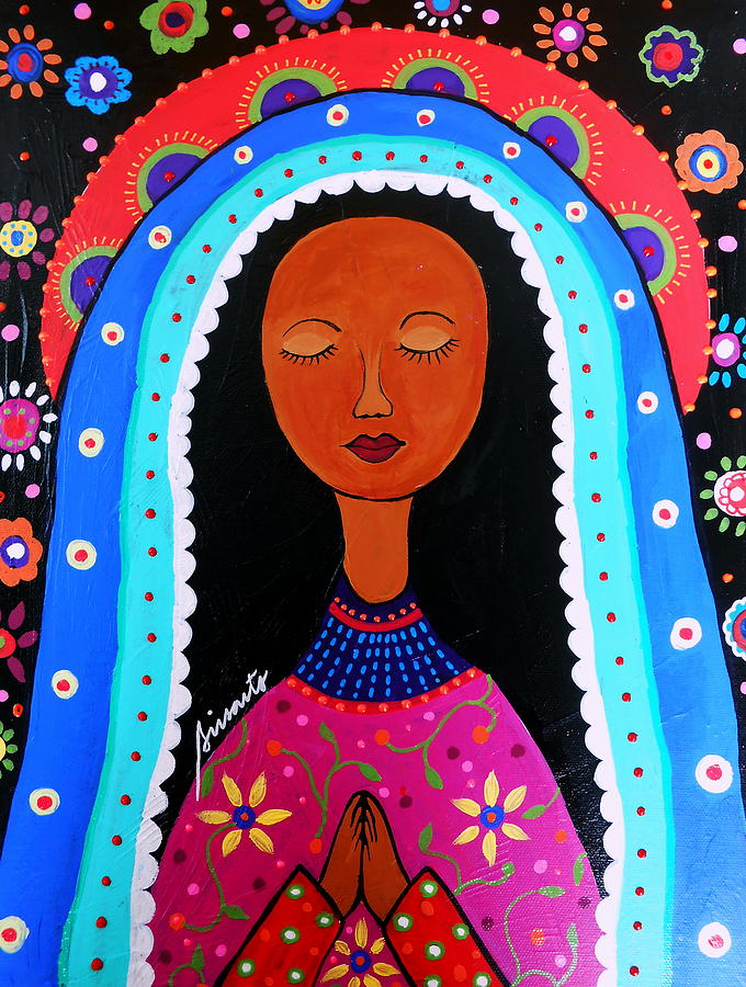 Our Lady Of Virgen Guadalupe Painting by Pristine Cartera Turkus