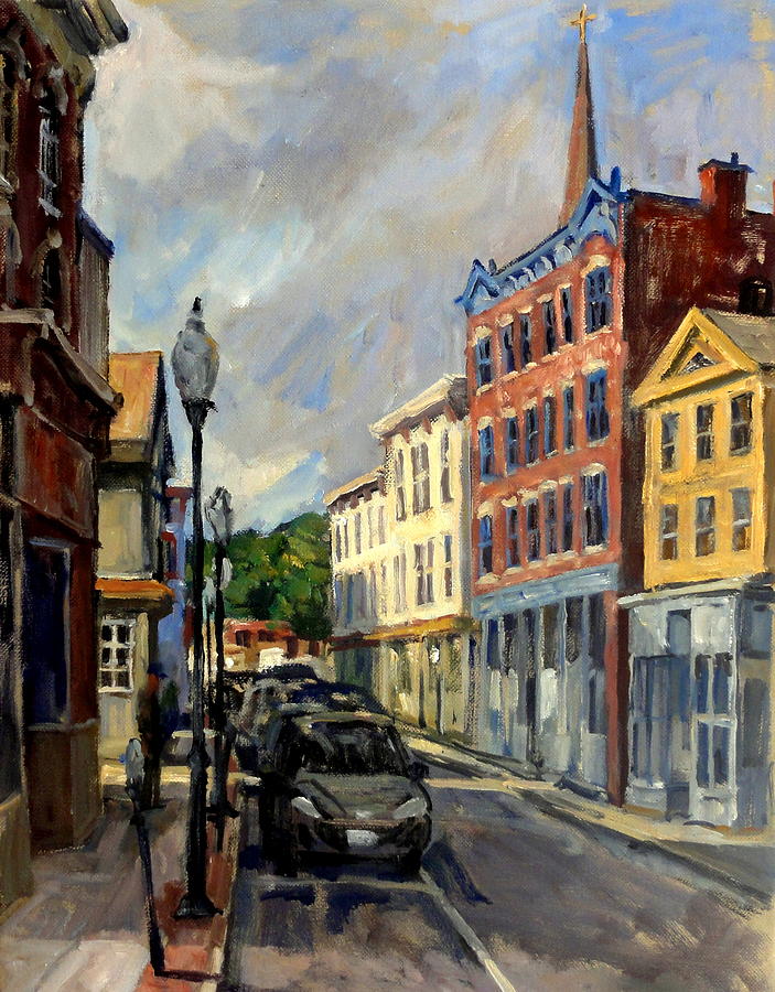 Light on Eagle Street/North Adams Painting by Thor Wickstrom