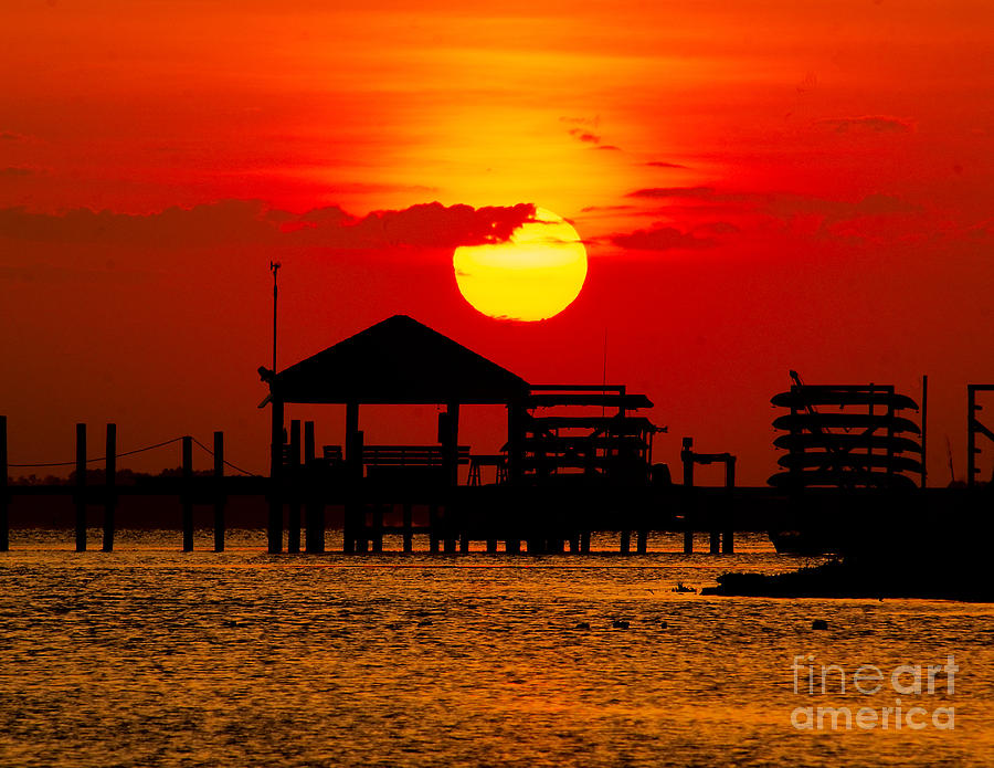 Outerbanks Sunset Photograph by Nick Zelinsky Jr