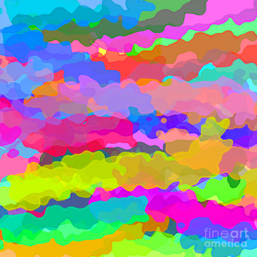 Over The Rainbow Digital Art by Susan Stevenson