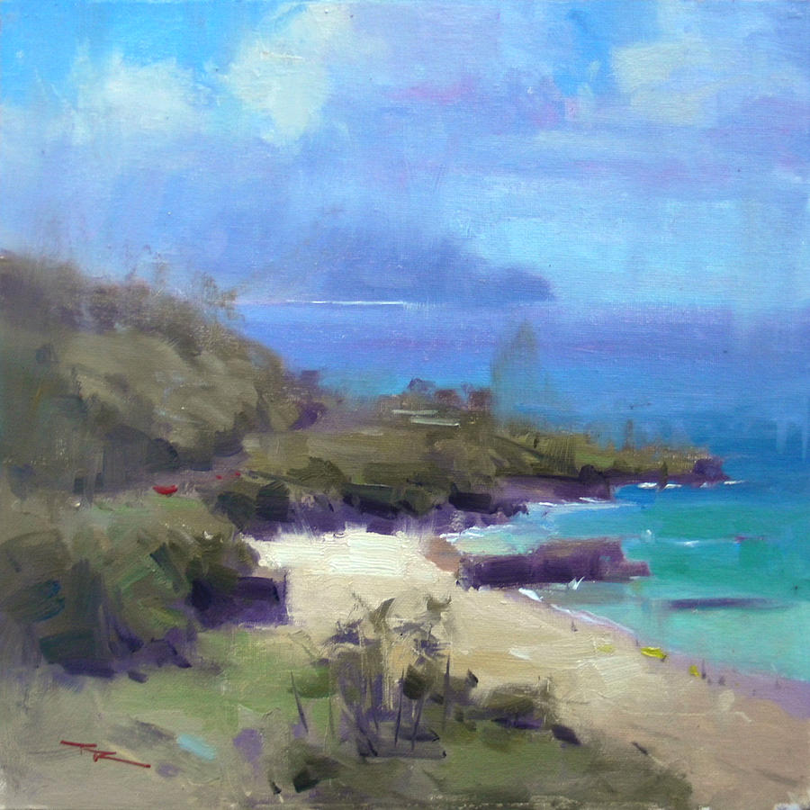 Hawaii Painting - Over Waimea by Richard Robinson Hawaii Painting - Over Waimea by Richard Robinson