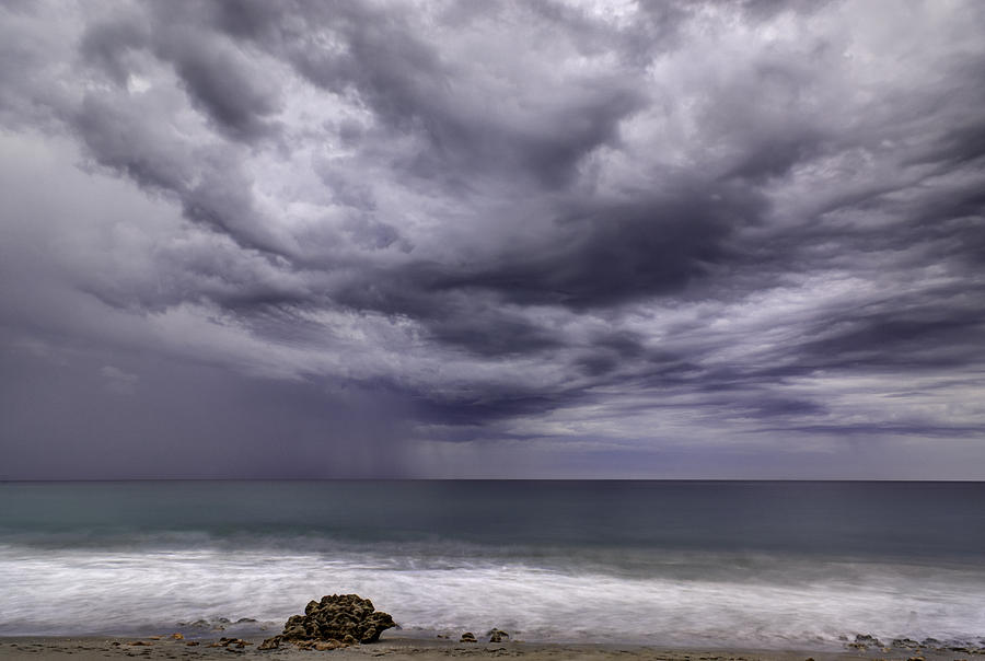 Overcast Beach Series D HDR Photograph By Robert Valentine | Fine Art ...