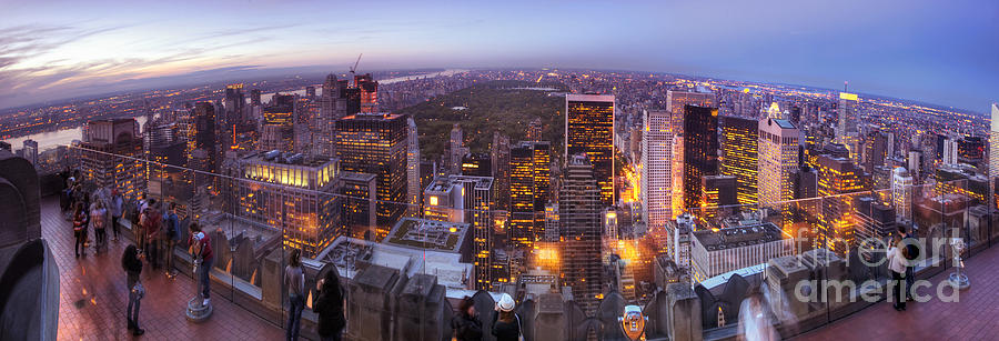 New York City Photograph - Overlooking Central Park by Yhun Suarez