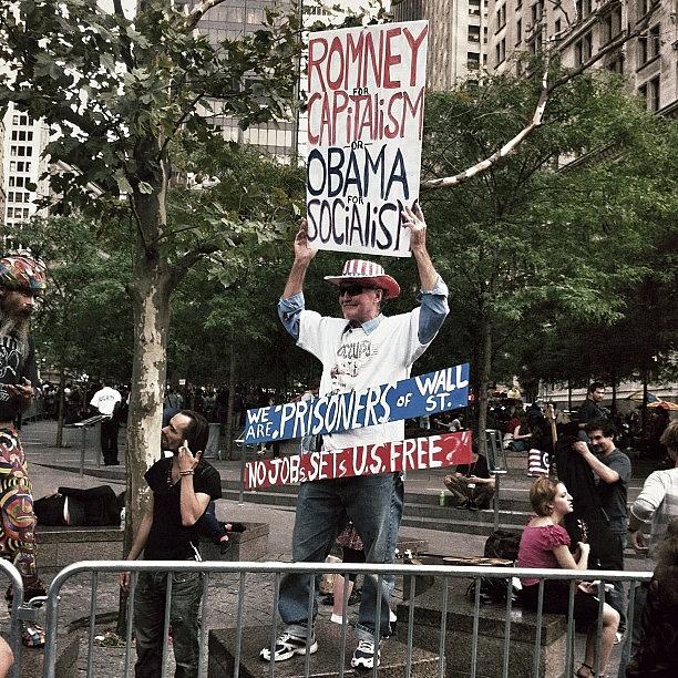 Follow Photograph - #ows, One Year Later! by Mo Elgohary