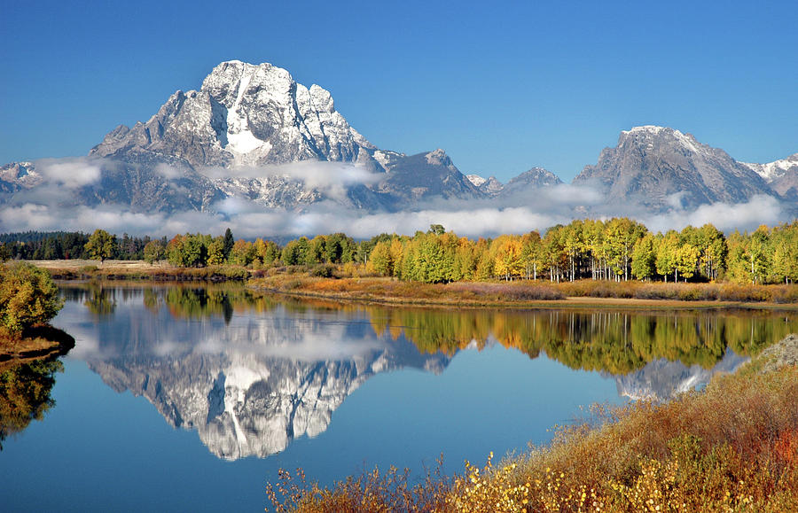 Oxbow Bend Grand Tetons Photograph by Dave Mills - Fine Art America