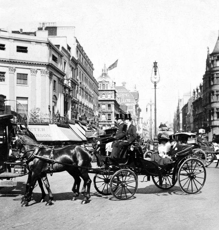 Oxford Street - London - England - c 1909 Photograph by International  Images