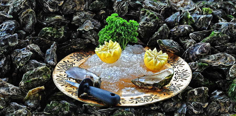 Oysters Photograph by Dave Mills