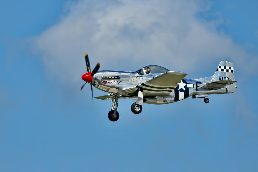 P-51 Mustang Replica Photograph by Alan Hutchins