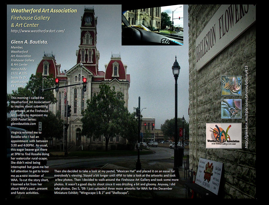 p28 Weatherford TX Courthouse Digital Art by Glenn Bautista - Fine Art