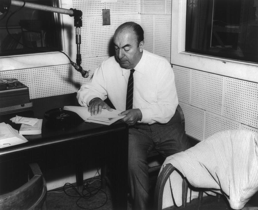 History Photograph - Pablo Neruda 1904-1973, Chilean Poet by Everett
