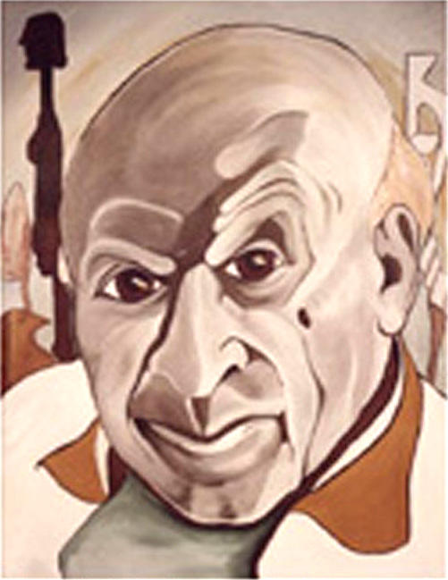 Picasso Painting - Pablo Picasso by Winifred Ann Weishampel