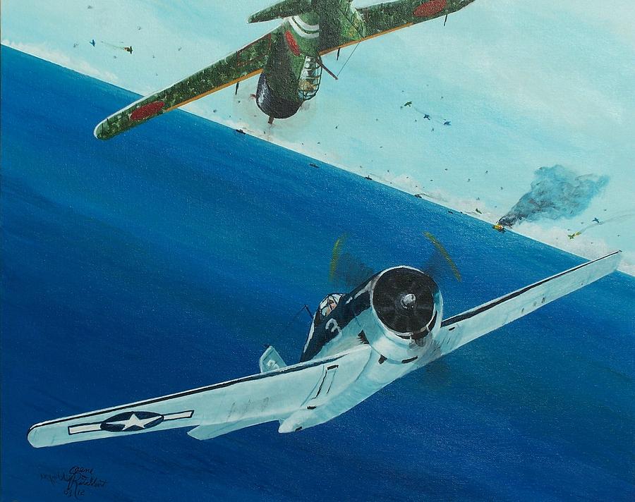 Pacific Duel Painting by Gene Ritchhart