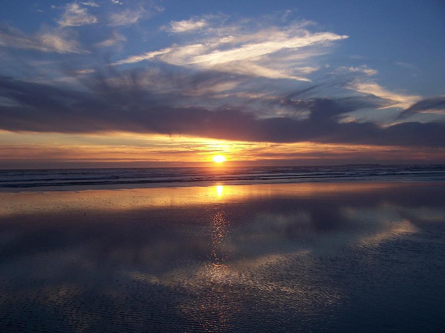 Pacific Sunset Photograph by Matthew Wakelee - Fine Art America