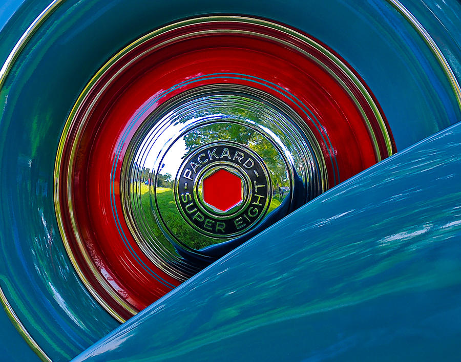 Packard Super Eight Photograph by Steve Zimic