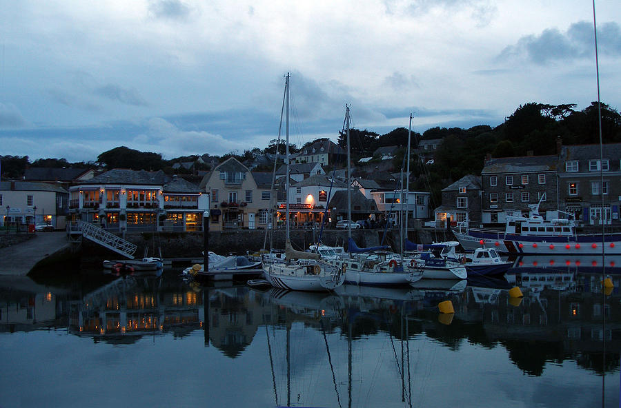Padstow harbour in the evening 1 Photograph by Rod Jones