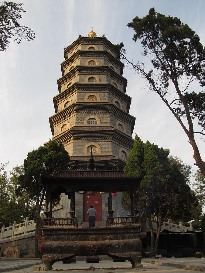 Pagoda Photograph - Pagoda at Zhan Shan Temple by Alfred Ng