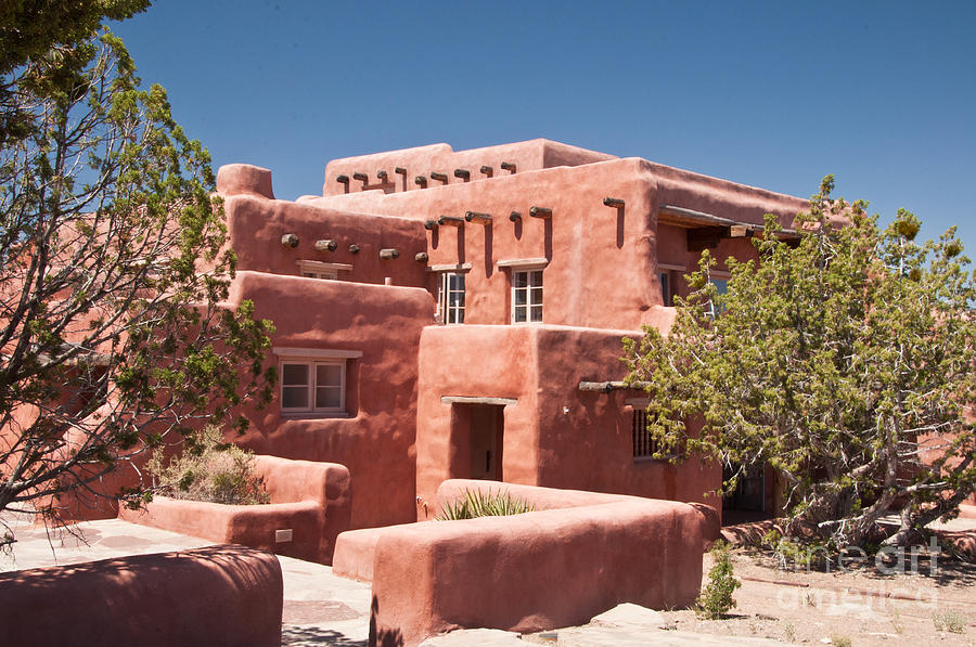 Painted Desert Inn - Back View Photograph by Bob and Nancy Kendrick
