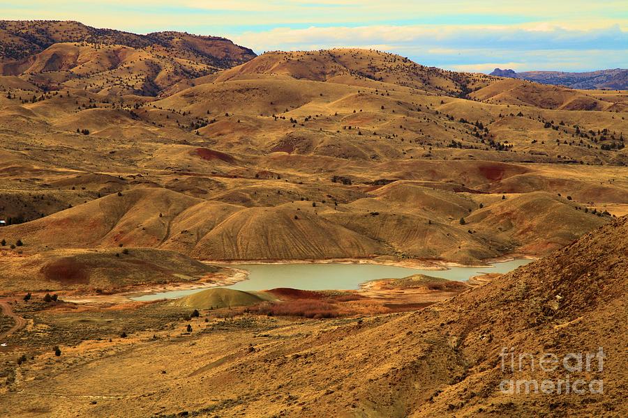 Painted Hills Lake Photograph by Adam Jewell
