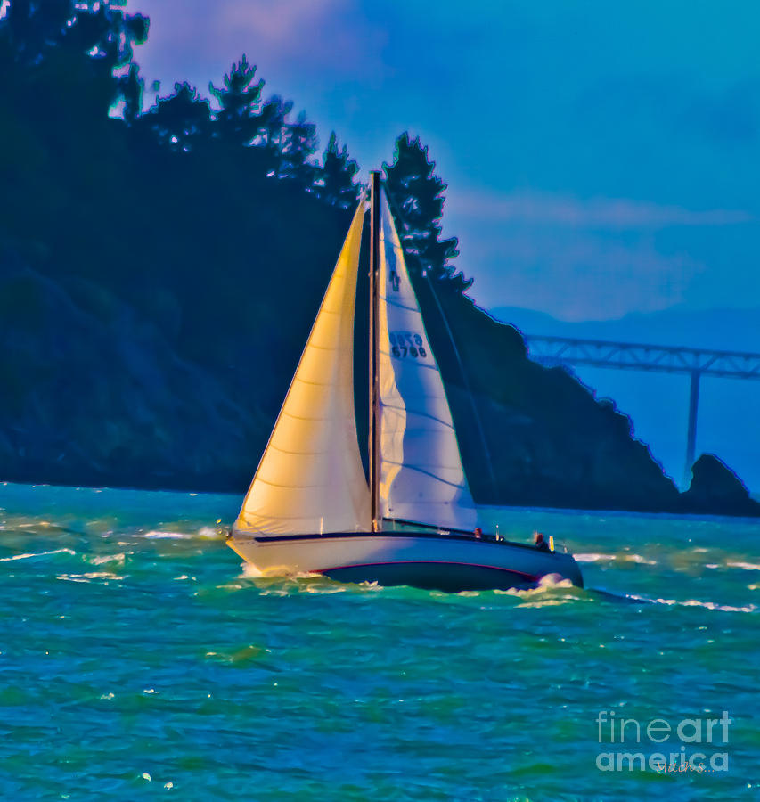 Painted Sails Photograph by Mitch Shindelbower