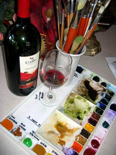 Painters palette Photograph by Marti Green