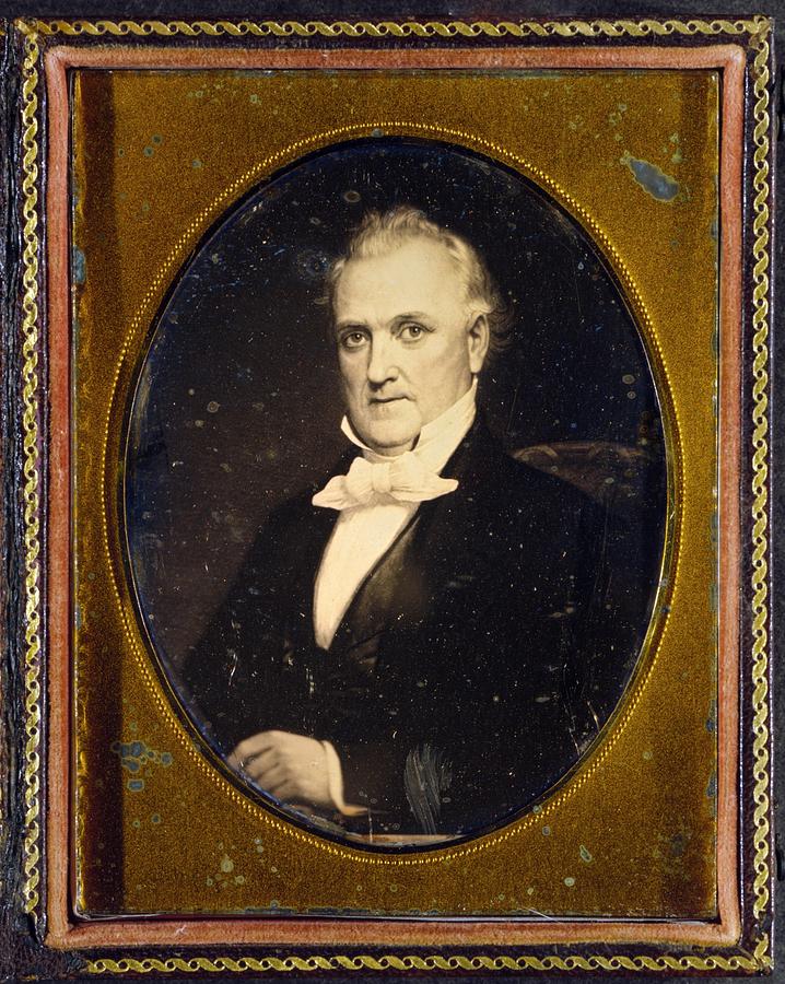 Painting Of President James Buchanan Photograph by Everett - Fine Art ...