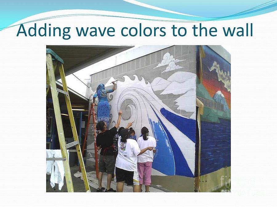 Painting the Waves Painting by Carol Rashawnna Williams