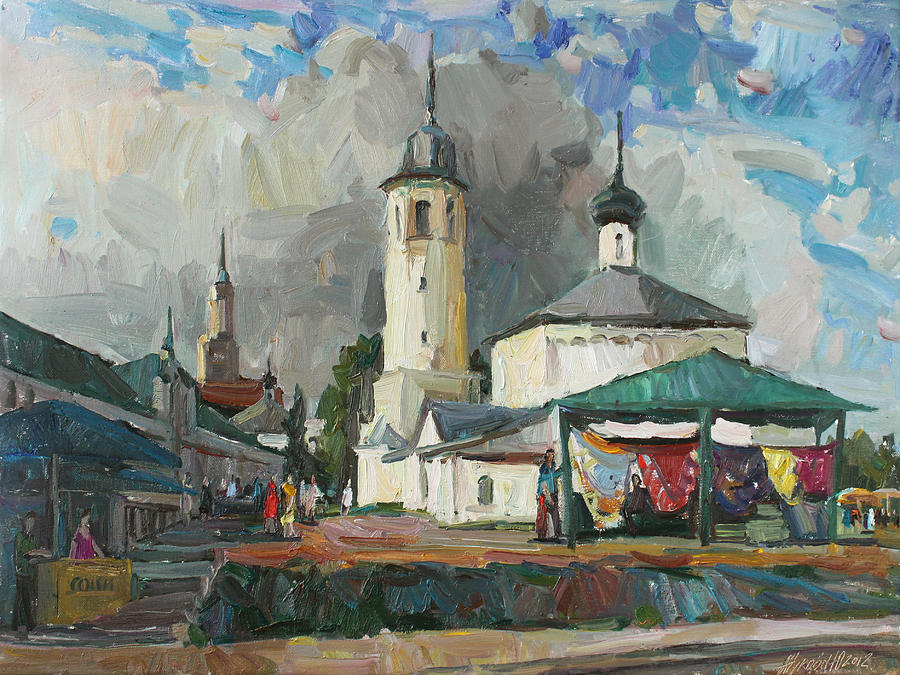 Paints of old Suzdal Painting by Juliya Zhukova