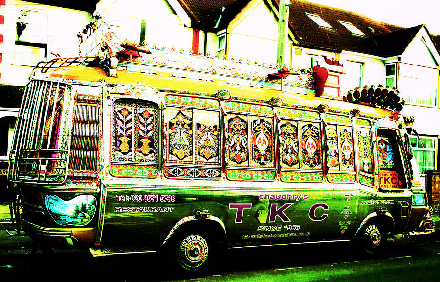Pakistani Bus Photograph by David Harding