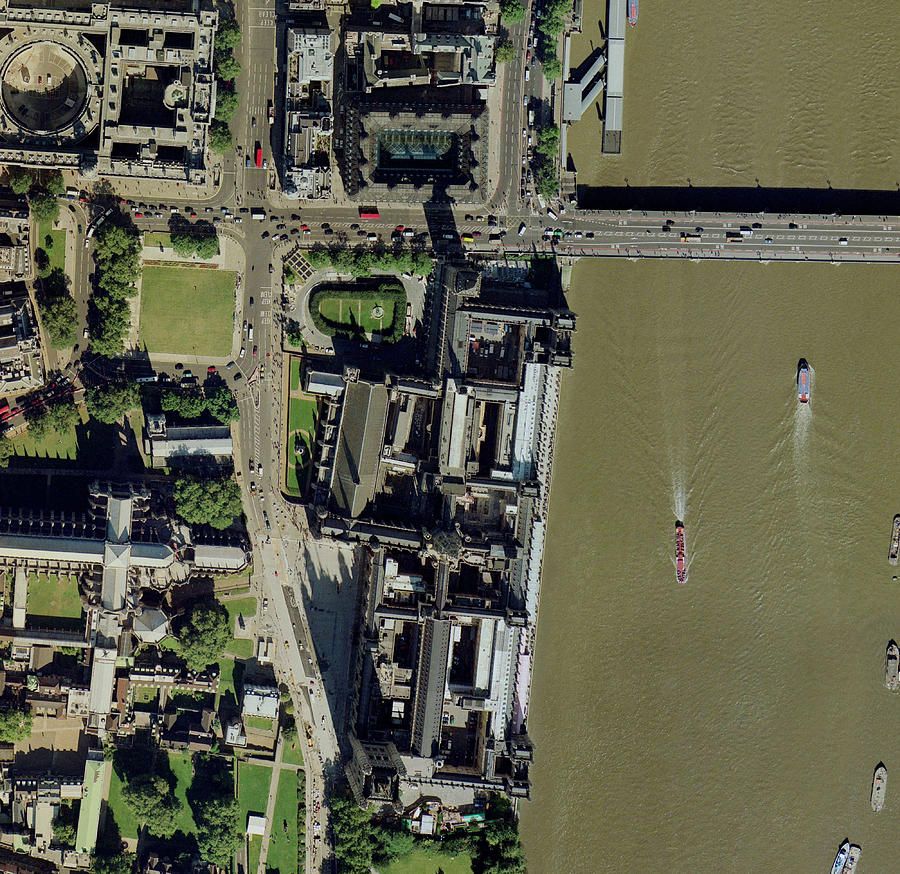 Palace Of Westminster, London, Aerial Photograph by Science Photo Library Palace Of Westminster, London, Aerial Photograph by Science Photo Library