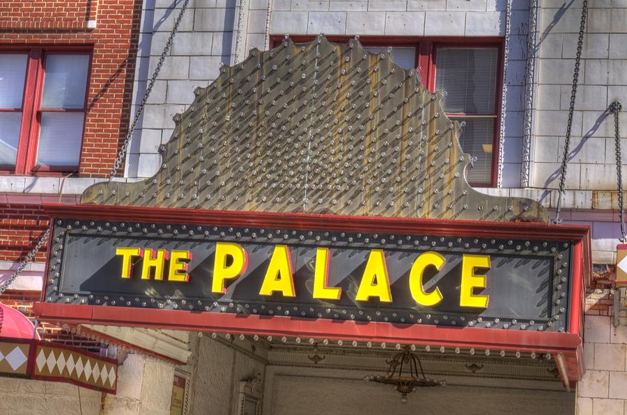 Palace Sign Photograph by Coby Cooper