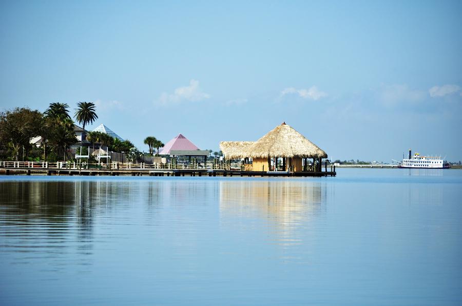 Palapa over the Bayou Photograph by John Collins