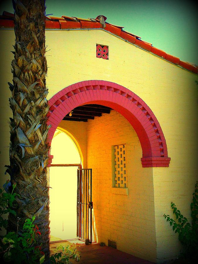Colonial Revival Architecture Photograph - Palm Springs Desert Spanish 3 by Randall Weidner