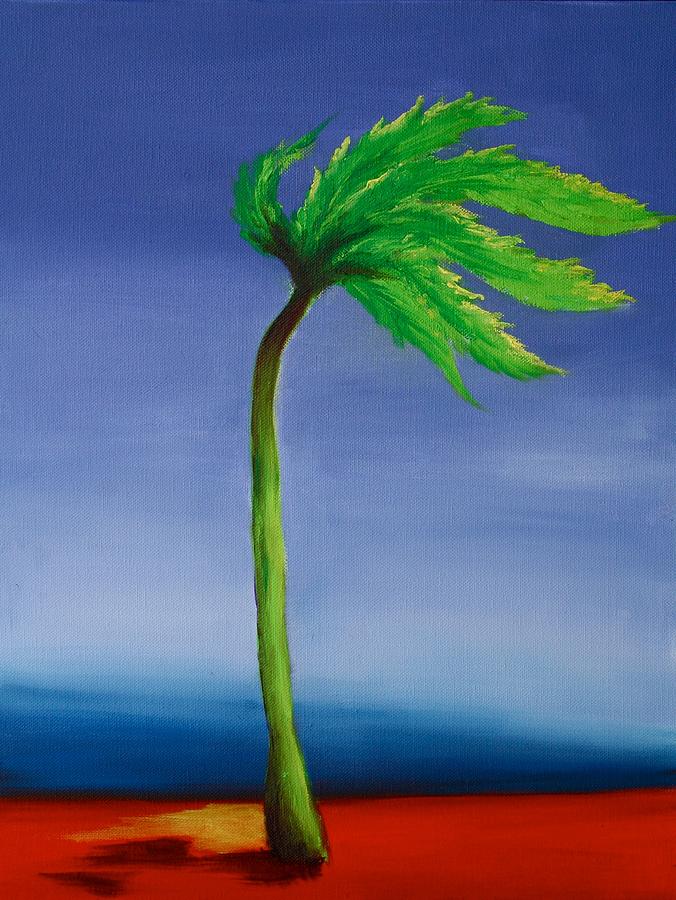Palm Tree Series 9 Painting by Karin Eisermann