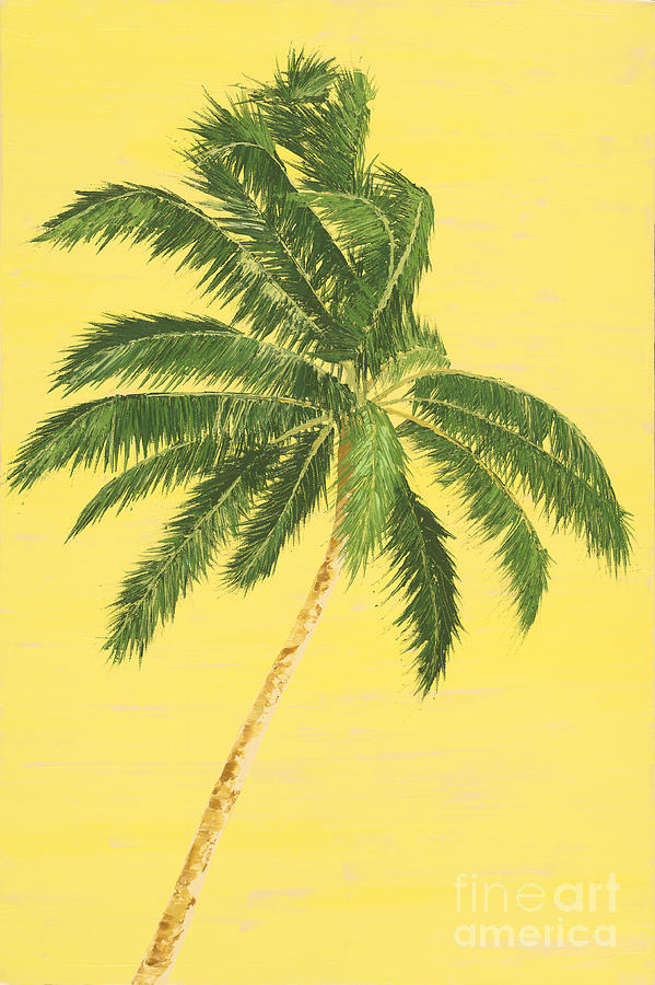 Palm Yellow 2 Painting by Daniel Paul Hoffman