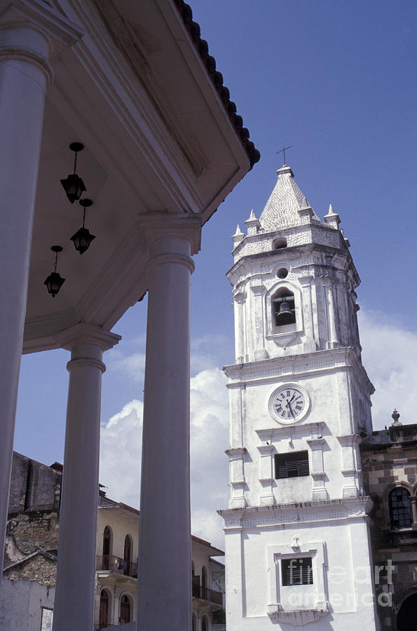 Panama Photograph - Panama City Cathedral by John  Mitchell