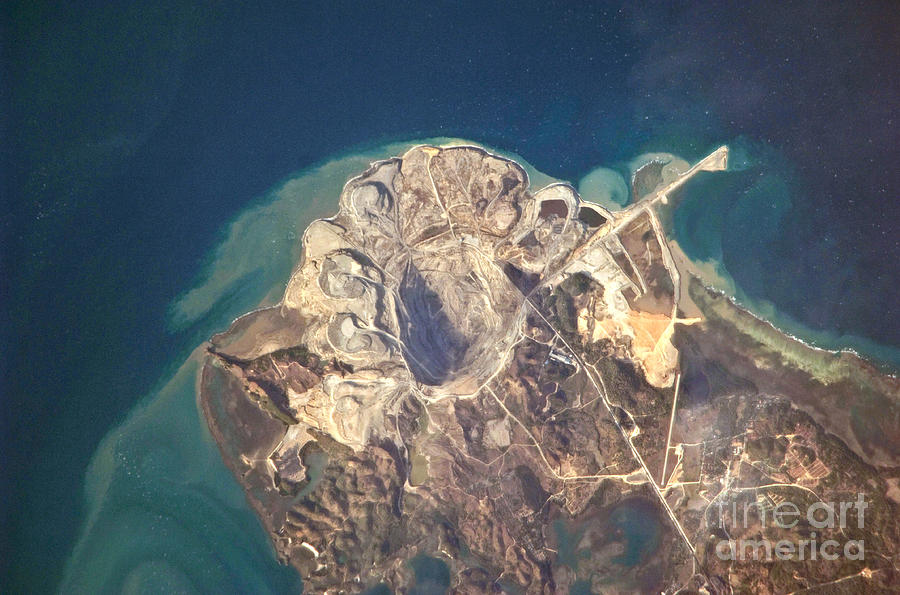Panian Mine, Semirara Island Photograph by NASA/Science Source