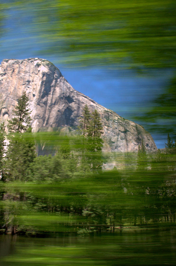 Panning  Again at  Yosemite Photograph by Caroline Stella
