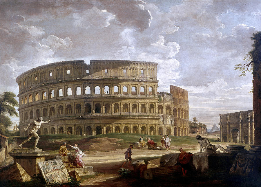 Pannini: Colosseum Photograph by Granger
