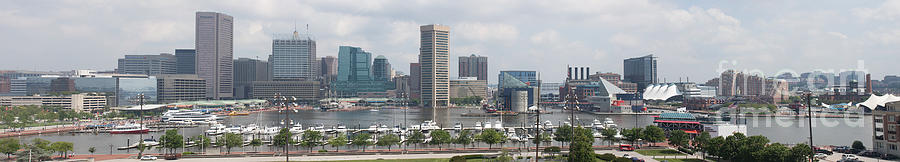 Panorama of Baltimore from Federal Hill Photograph by Thomas Marchessault