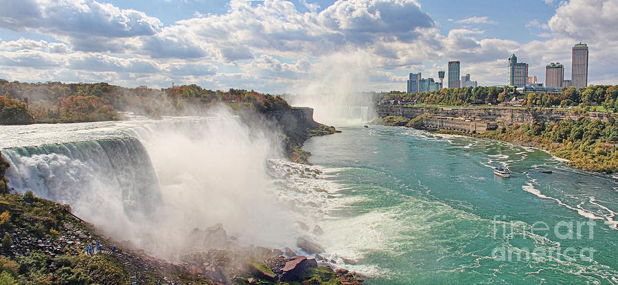 Panorama of Niagra Falls Photograph by Jack Schultz