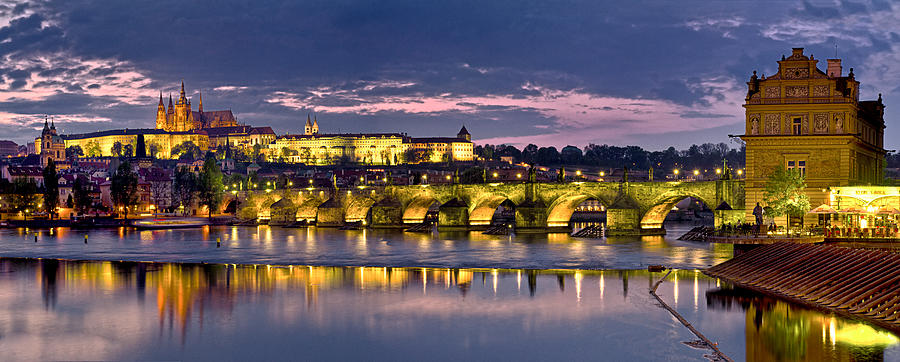 Castle Photograph - Panorama Prague by Travel Images Worldwide