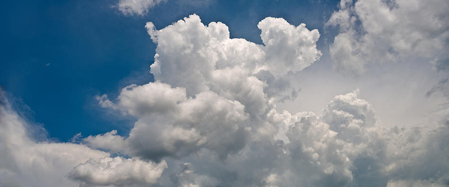 Panoramic Clouds Number 1 Photograph by Steve Gadomski