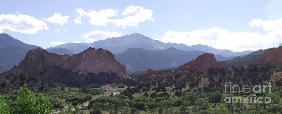 Panoramic Garden of The Gods Photograph by Michelle Welles