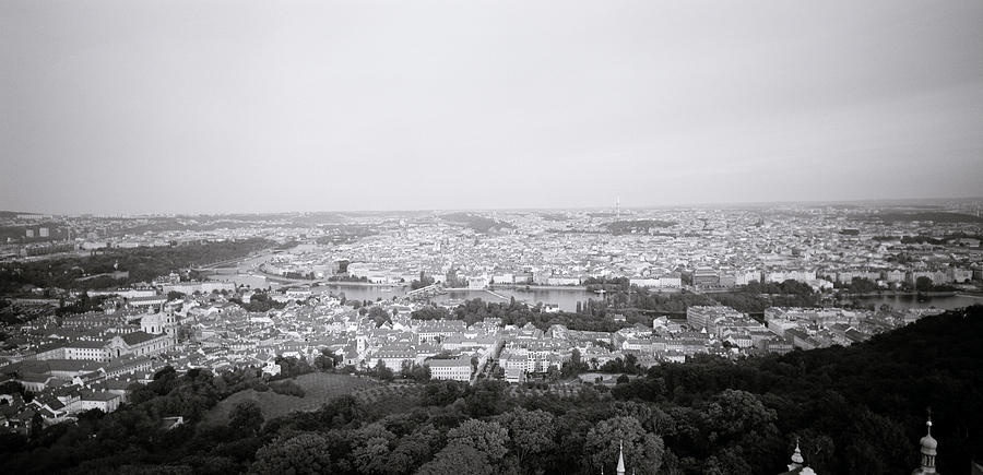 City Photograph - Panoramic Prague by Shaun Higson