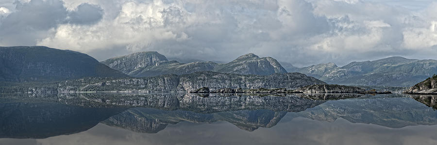 Landscape Photograph - Panoramic Reflections by Andy Astbury