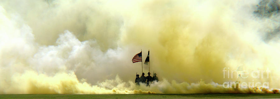 Panoramic US Army Graduation Photograph by Michael Waters