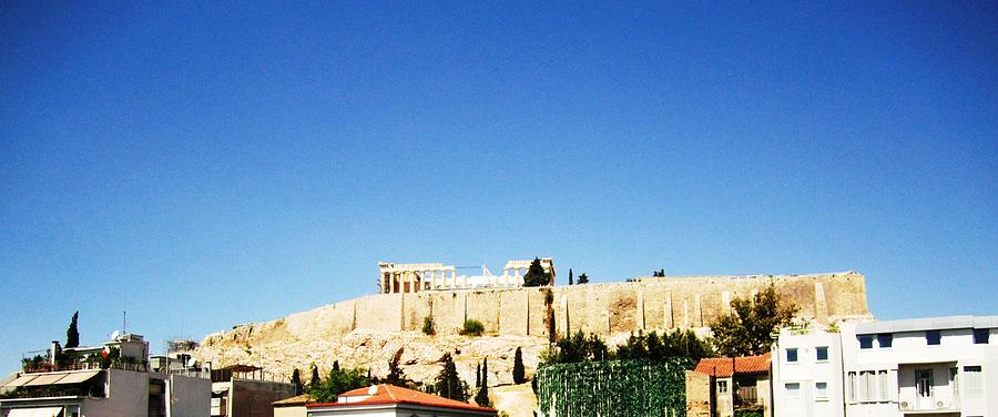 Panoramic View of Acropolis Parthenon in Greece Photograph by John Shiron